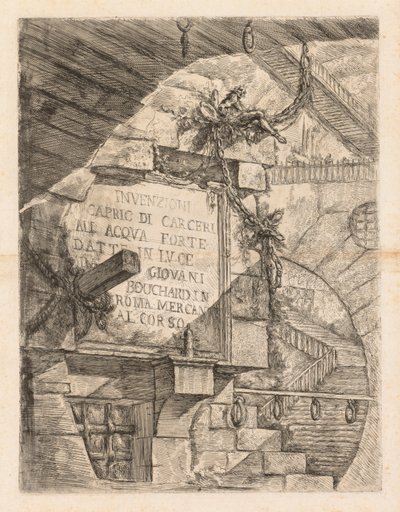 The Prisons by Giovanni Battista Piranesi