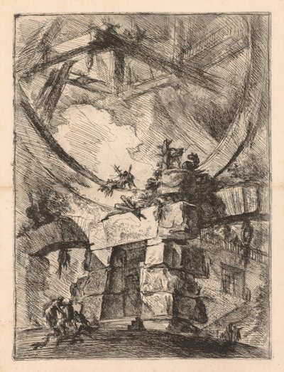 The Prisons: A Prison Door by Giovanni Battista Piranesi