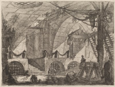 The Sawhorse by Giovanni Battista Piranesi