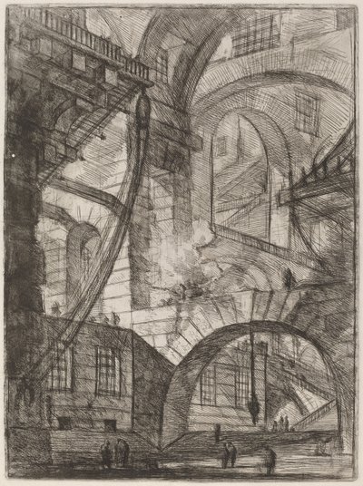 The Smoking Fire by Giovanni Battista Piranesi