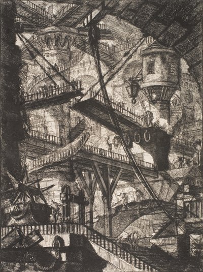The Drawbridge by Giovanni Battista Piranesi
