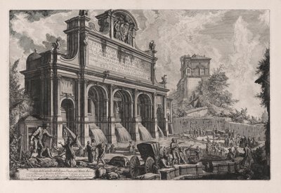 View of the Castle of by Giovanni Battista Piranesi
