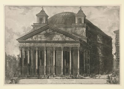 View of the Pantheon by Giovanni Battista Piranesi