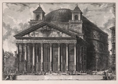 View of the Pantheon by Giovanni Battista Piranesi