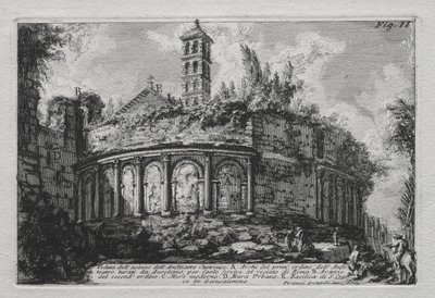 View of the Remains of the Castrense Amphitheater by Giovanni Battista Piranesi