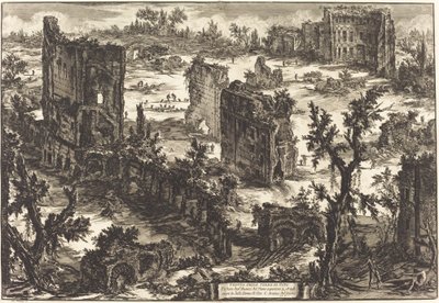 View of the Baths of Titus by Giovanni Battista Piranesi