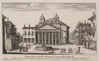 View of the Pantheon by Giovanni Battista Piranesi