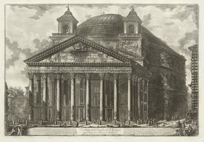 Views of Rome: The Pantheon by Giovanni Battista Piranesi