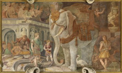 The Royal Elephant by Giovanni Battista Rosso Fiorentino