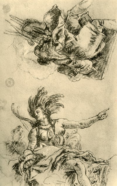 America, 1753, 1928 by Giovanni Battista Tiepolo