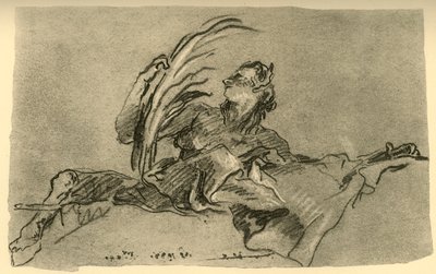 Female Faun by Giovanni Battista Tiepolo