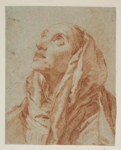 Head of St Anne by Giovanni Battista Tiepolo