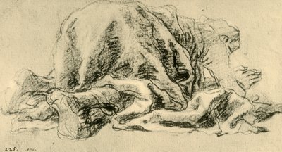 Man Prostrated in Prayer, 1765-1770 by Giovanni Battista Tiepolo