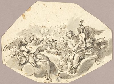 Musician Angels by Giovanni Battista Tiepolo