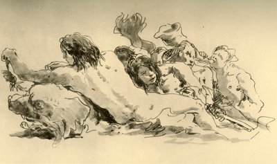 Nereids and Triton, c1753-1762, 1928 by Giovanni Battista Tiepolo