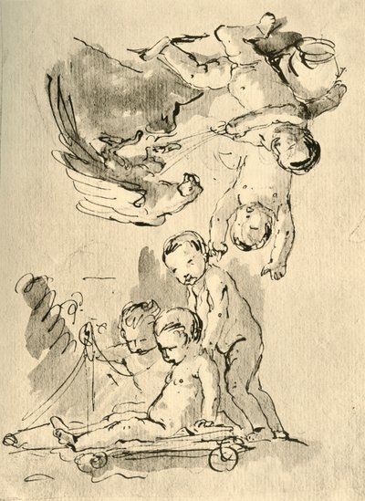 Playing Cupids, c1757 by Giovanni Battista Tiepolo