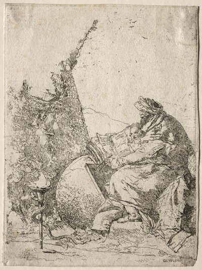 Scherzi di Fantasia: The Philosopher by Giovanni Battista Tiepolo