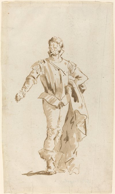 Standing Man in Sixteenth-Century Costume by Giovanni Battista Tiepolo