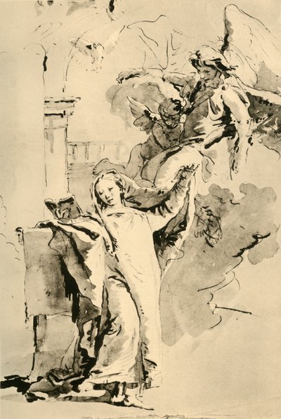 The Annunciation, Mid 18th Century, 1928 by Giovanni Battista Tiepolo