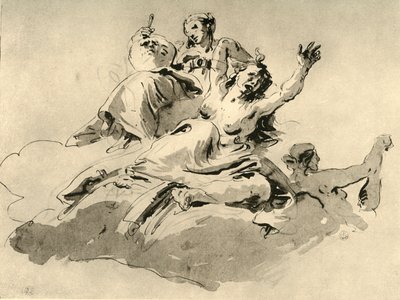 Three Women, mid 18th century by Giovanni Battista Tiepolo