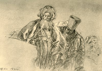 Two Oriental Merchants by Giovanni Battista Tiepolo