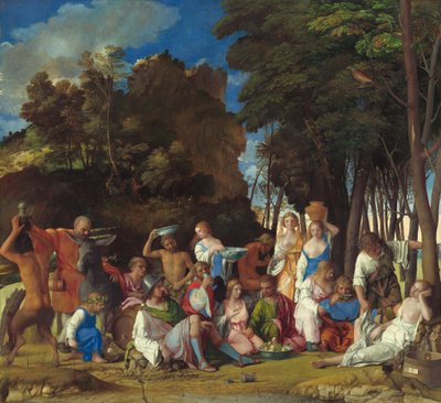 The Feast of the Gods by Giovanni Bellini and Titian