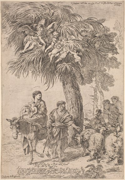 The Flight into Egypt by Giovanni Benedetto Castiglione
