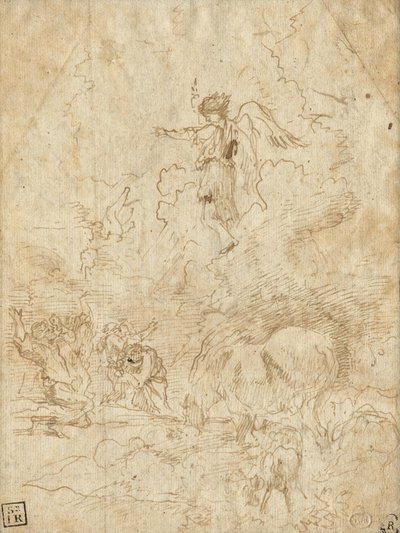 Annunciation to the Shepherds by Giovanni Benedetto Castiglione