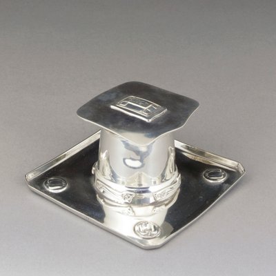 An English Pewter Inkstand by Giovanni Bigatti
