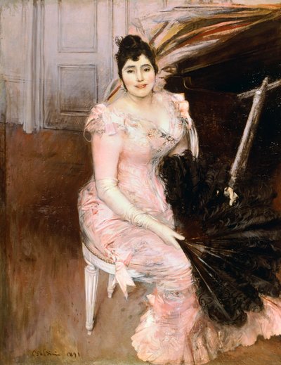 Argentinian Singer, by Giovanni Boldini by Giovanni Boldini