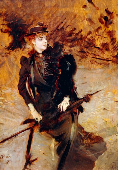 Female portrait by Giovanni Boldini