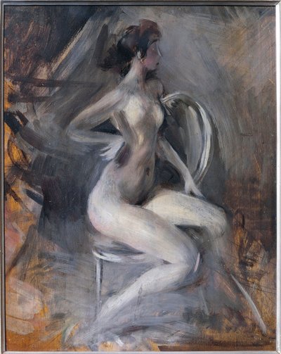 Dynamic Nude by Giovanni Boldini