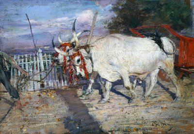 Ox Cart by Giovanni Boldini