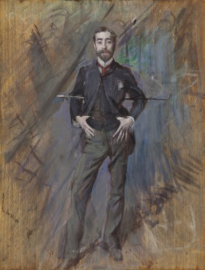 Portrait of John Singer Sargent by Giovanni Boldini