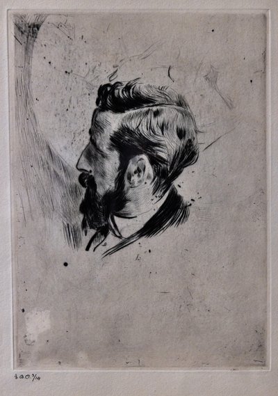 Portrait of Paul Helleu by Giovanni Boldini