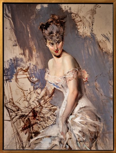 Portrait of the Actress Alice Regnault by Giovanni Boldini