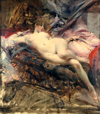 Reclining Nude by Giovanni Boldini