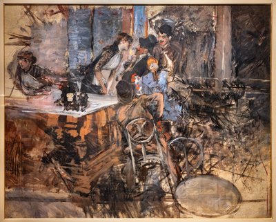 The Bar at the Folies Bergère by Giovanni Boldini