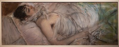 The Countess of Rasty Reclining by Giovanni Boldini