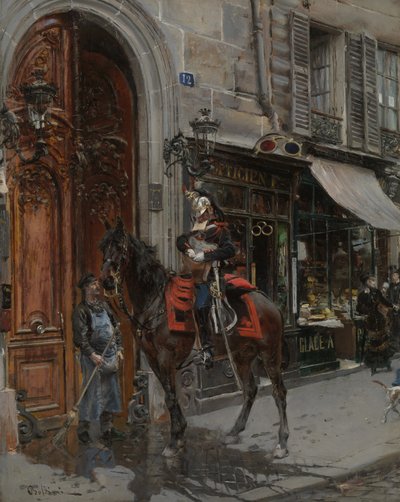 The Dispatch-Bearer by Giovanni Boldini