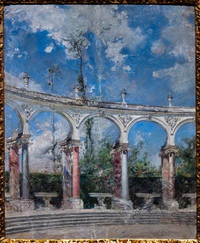 The Colonnade at Versailles by Giovanni Boldini