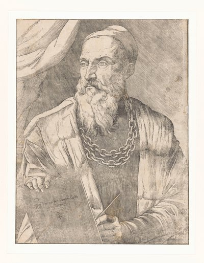 Portrait of the Artist Titian by Giovanni Britto