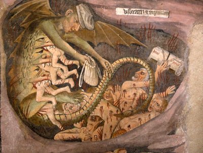 Last Judgment, c.1492 (detail) by Giovanni Canavesio