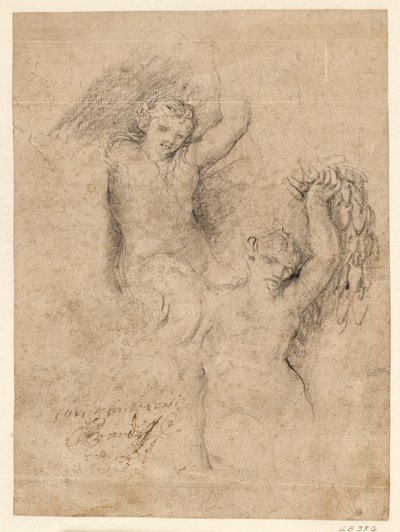 A Nereid and a Satyr by Giovanni Coli
