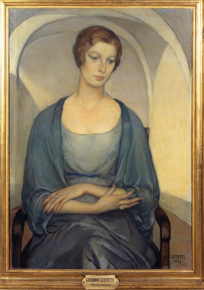 Thoughtful Woman by Giovanni Costetti