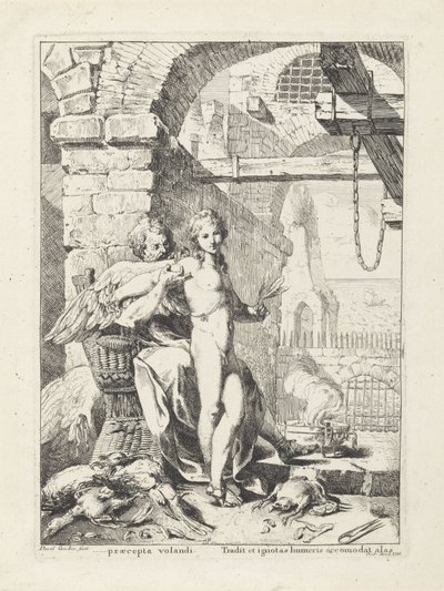 Icarus Receiving His Wings from Daedalus by Giovanni David