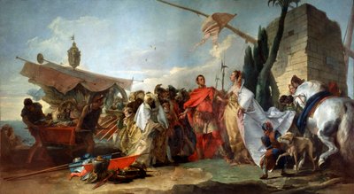 Caesar Meeting Cleopatra by Giovanni Domenico Tiepolo