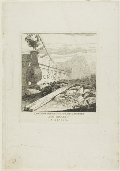 Frontispiece to Stations of the Cross by Giovanni Domenico Tiepolo