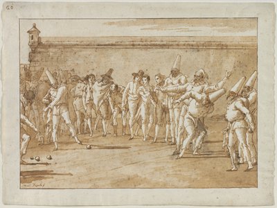 The Game of Bowls by Giovanni Domenico Tiepolo