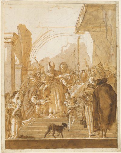 The Presentation in the Temple by Giovanni Domenico Tiepolo